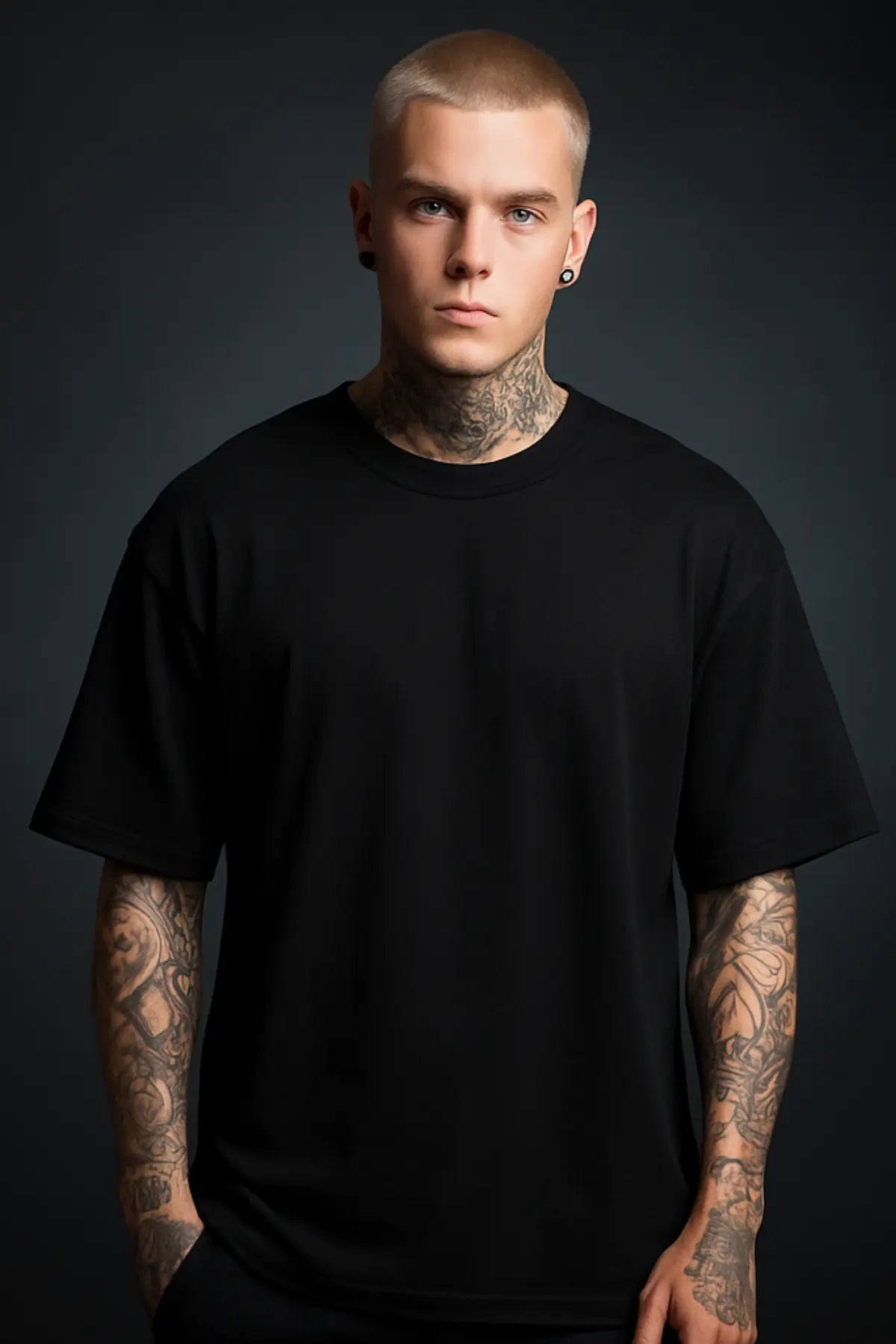 Beton Noise Oversized Shirt