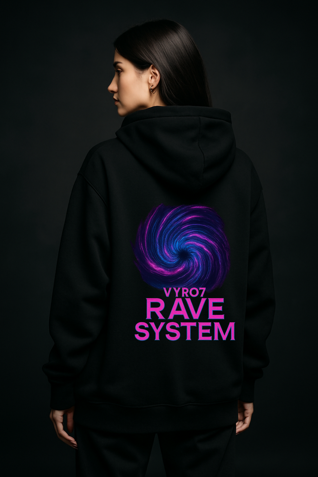 Rave System Oversized Hoodie