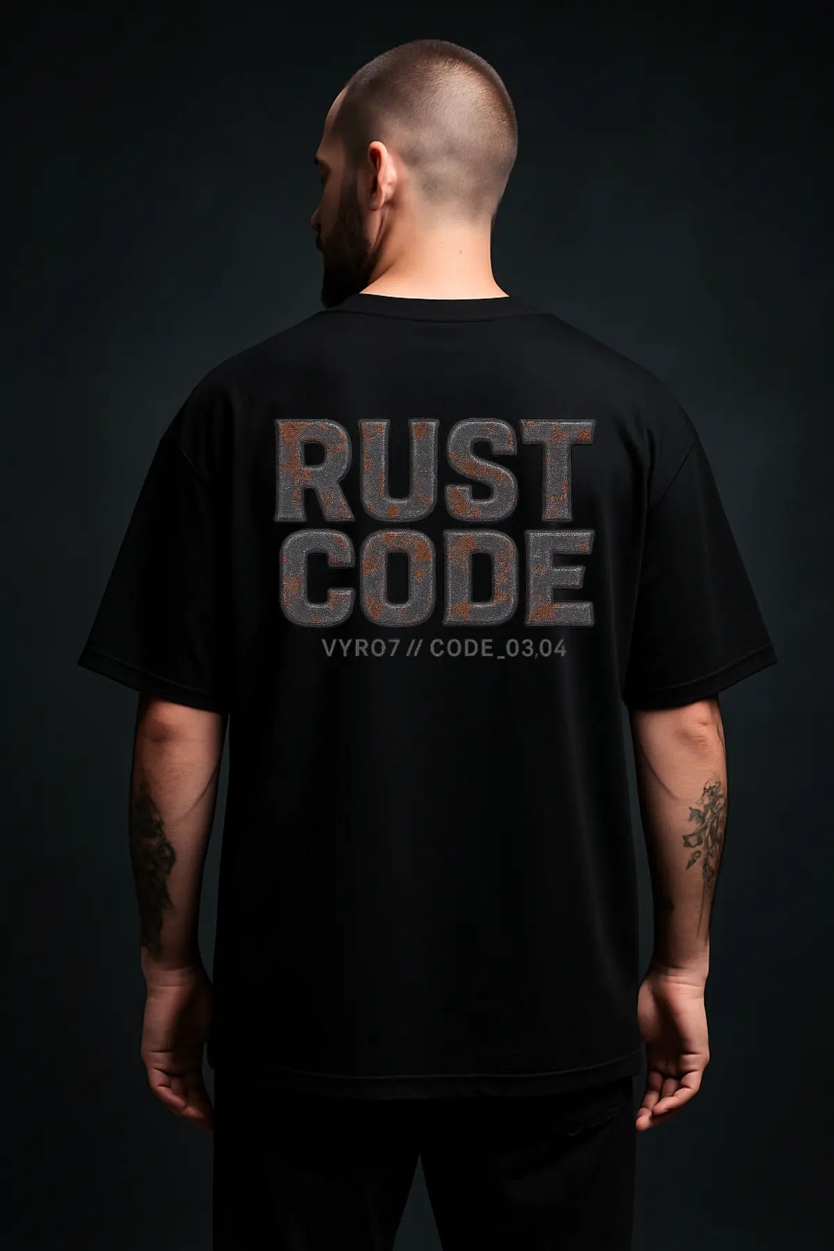Rust Code Oversized Shirt