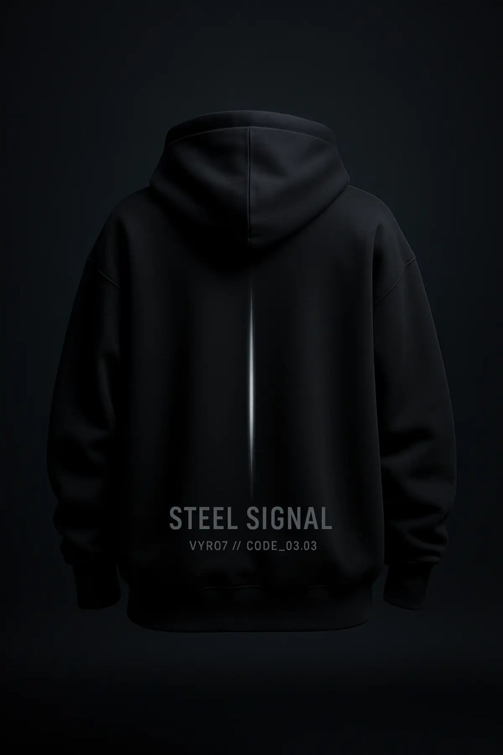 Steel Signal Oversized Hoodie