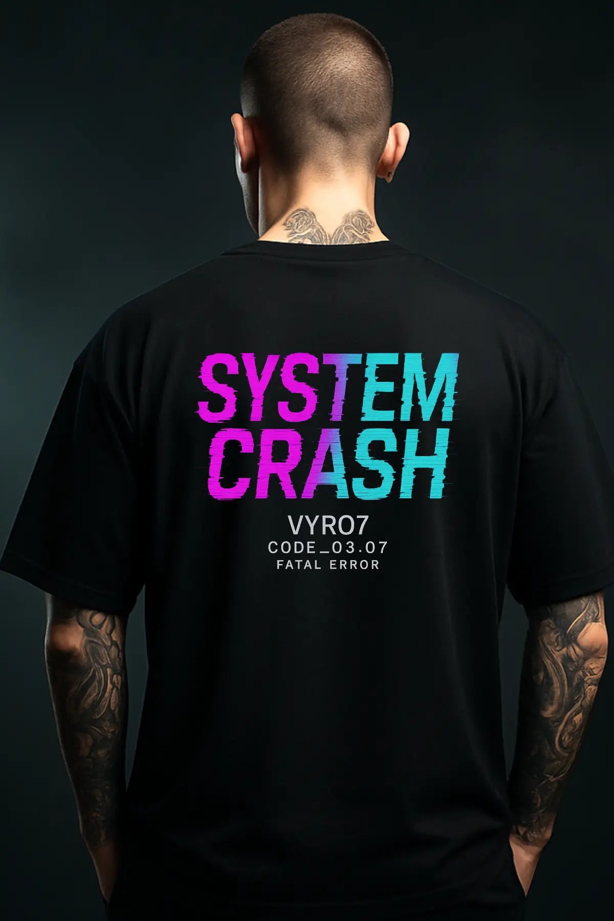 System Crash Oversized Shirt