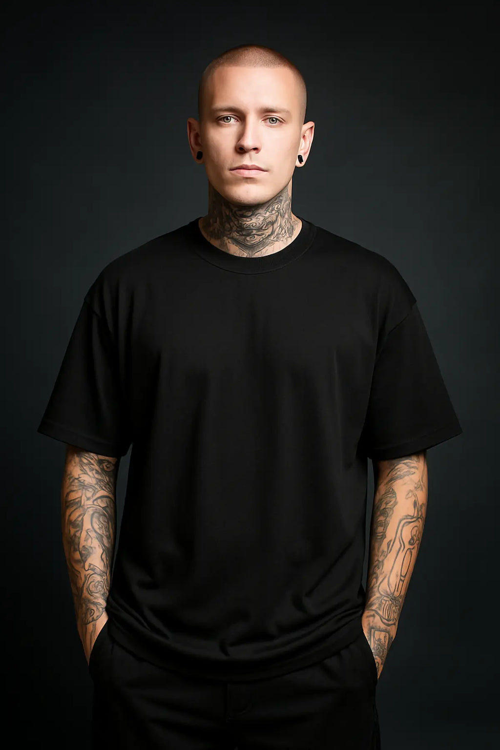 Night Transmission Oversized Shirt