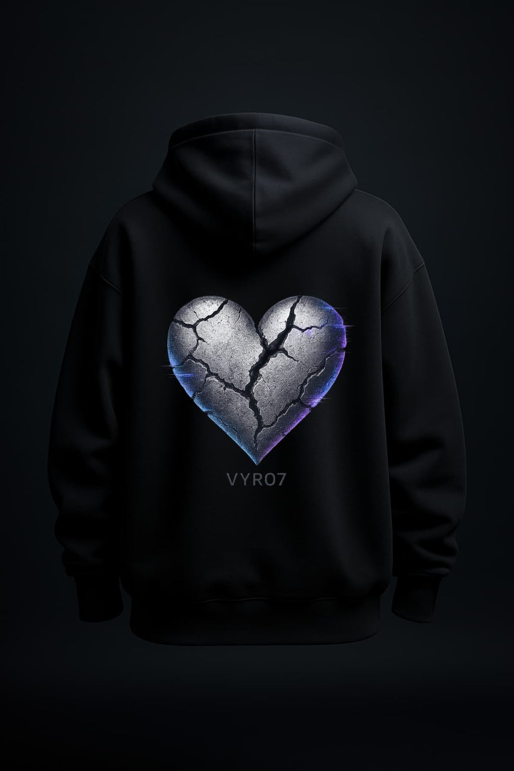 Concrete Heart Oversized Hoodie