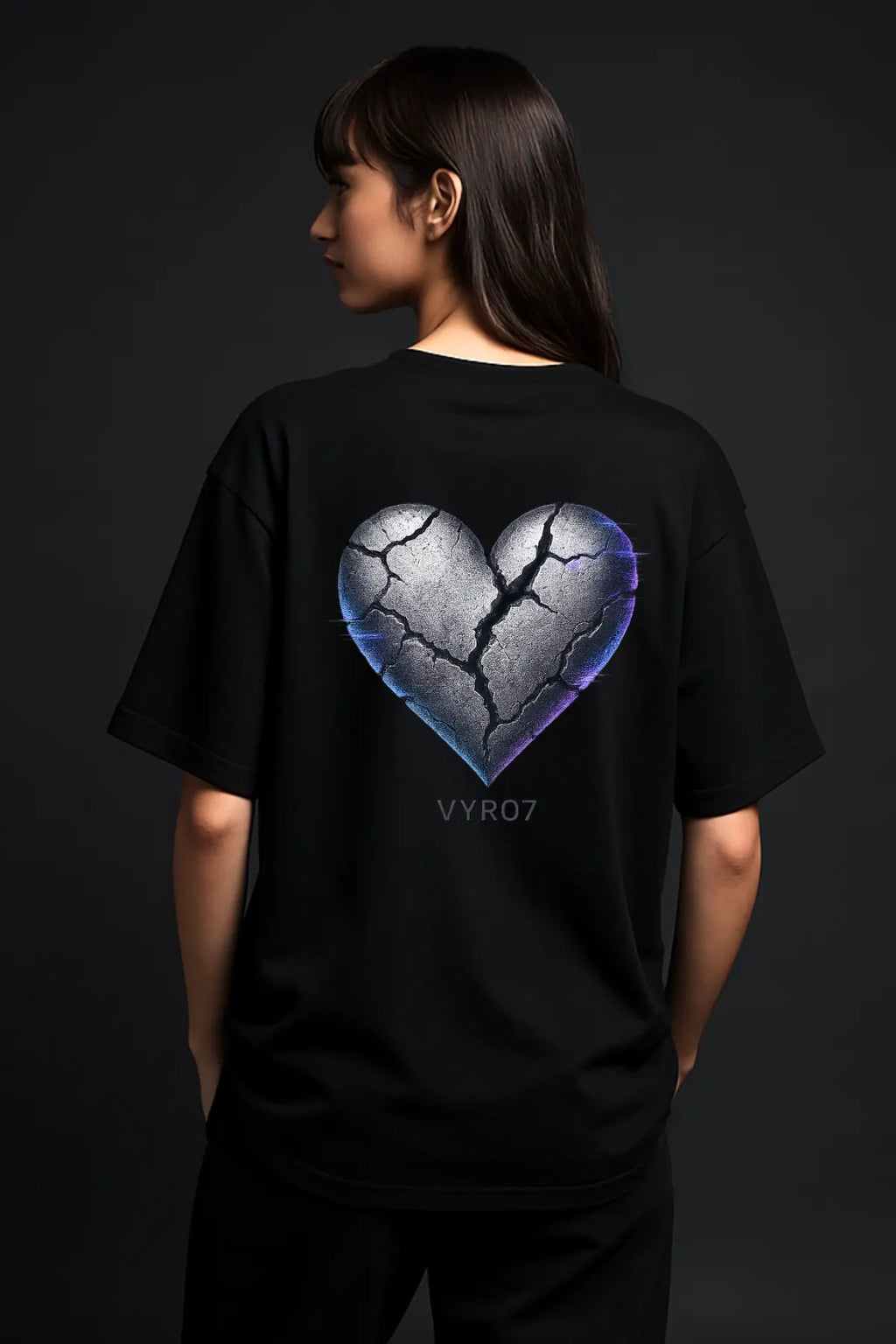 Concrete Heart Oversized Shirt