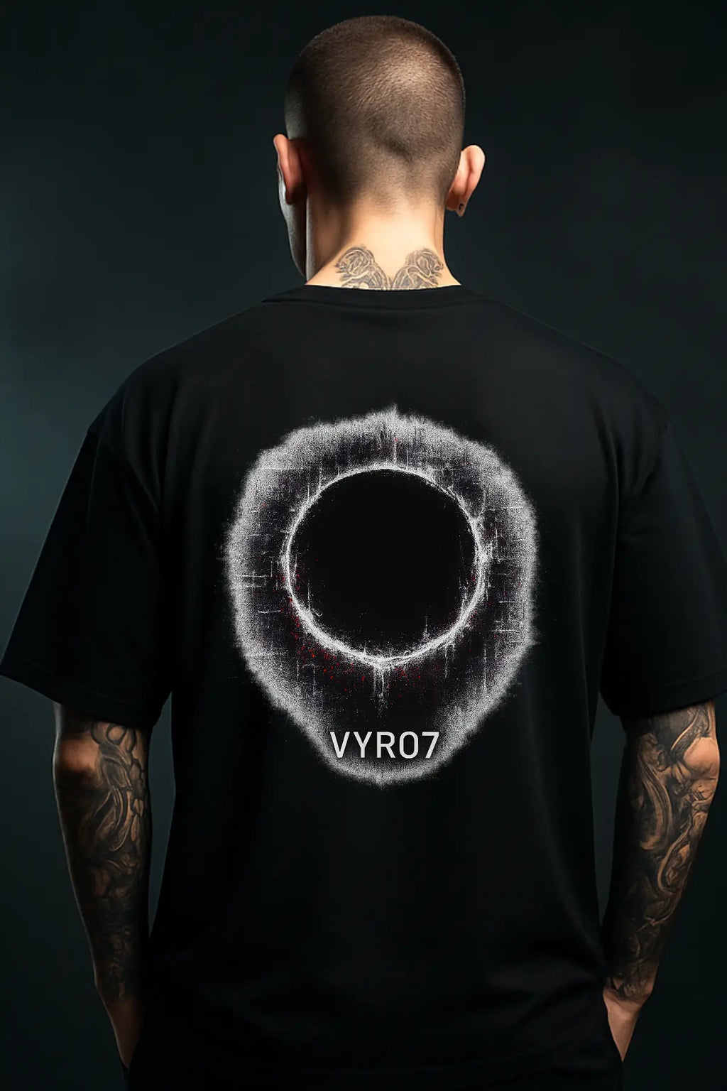 Abstrakte Störung Oversized Shirt