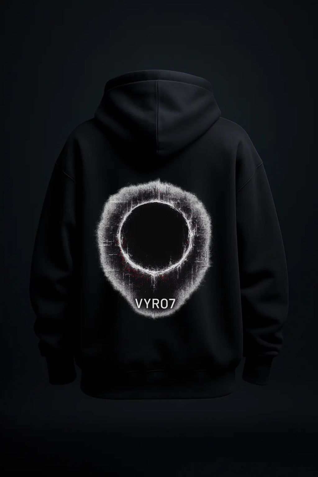 Abstrakte Störung Oversized Hoodie