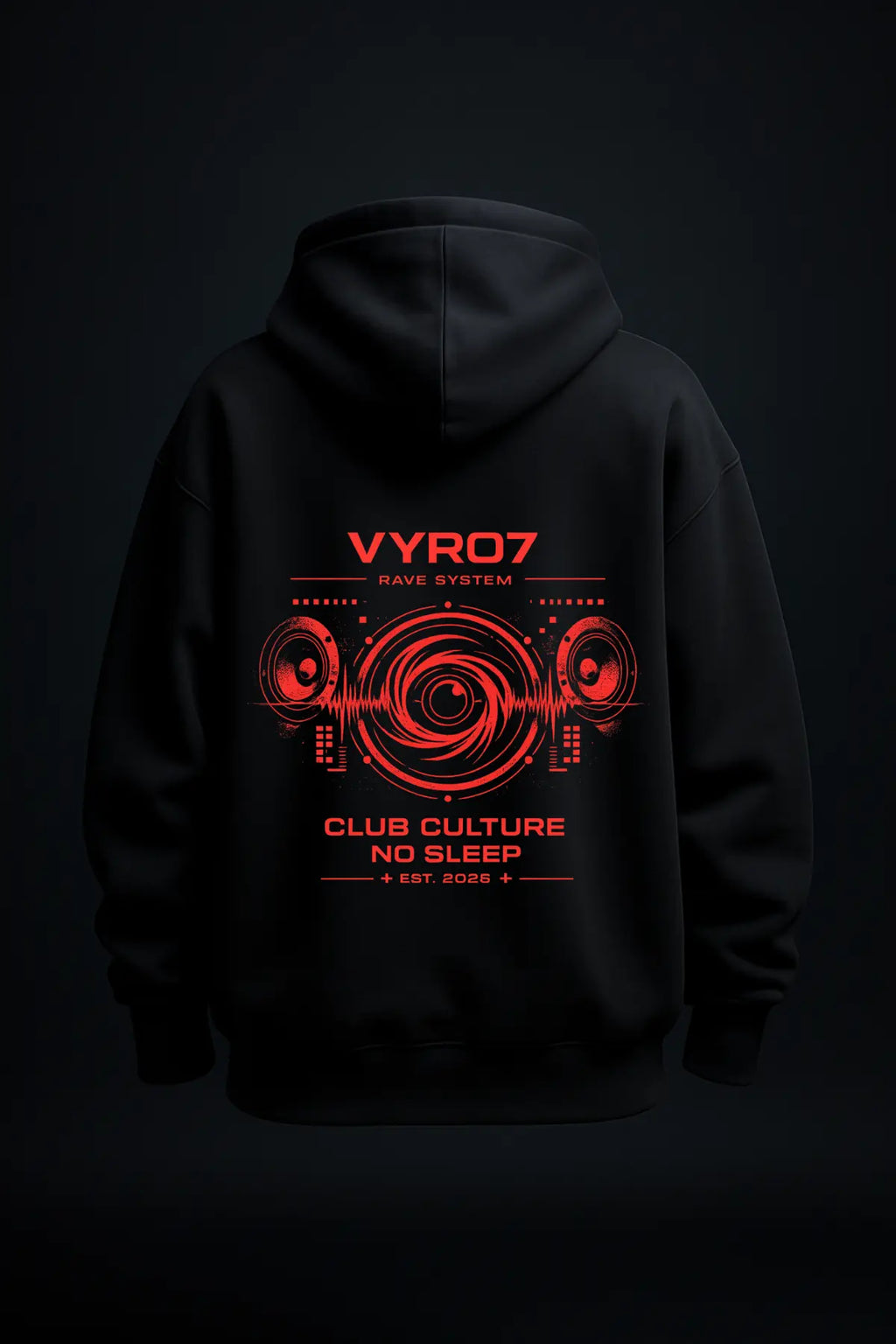 No Sleep System Oversized Hoodie