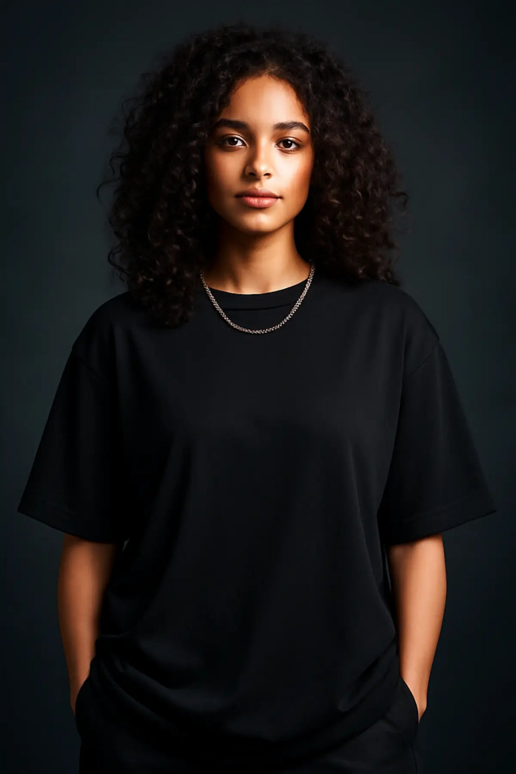 Purple Frequency Oversized Shirt