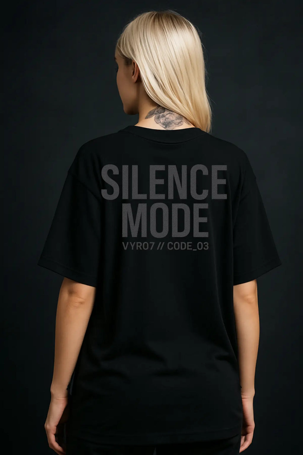 Silence Mode Oversized Shirt
