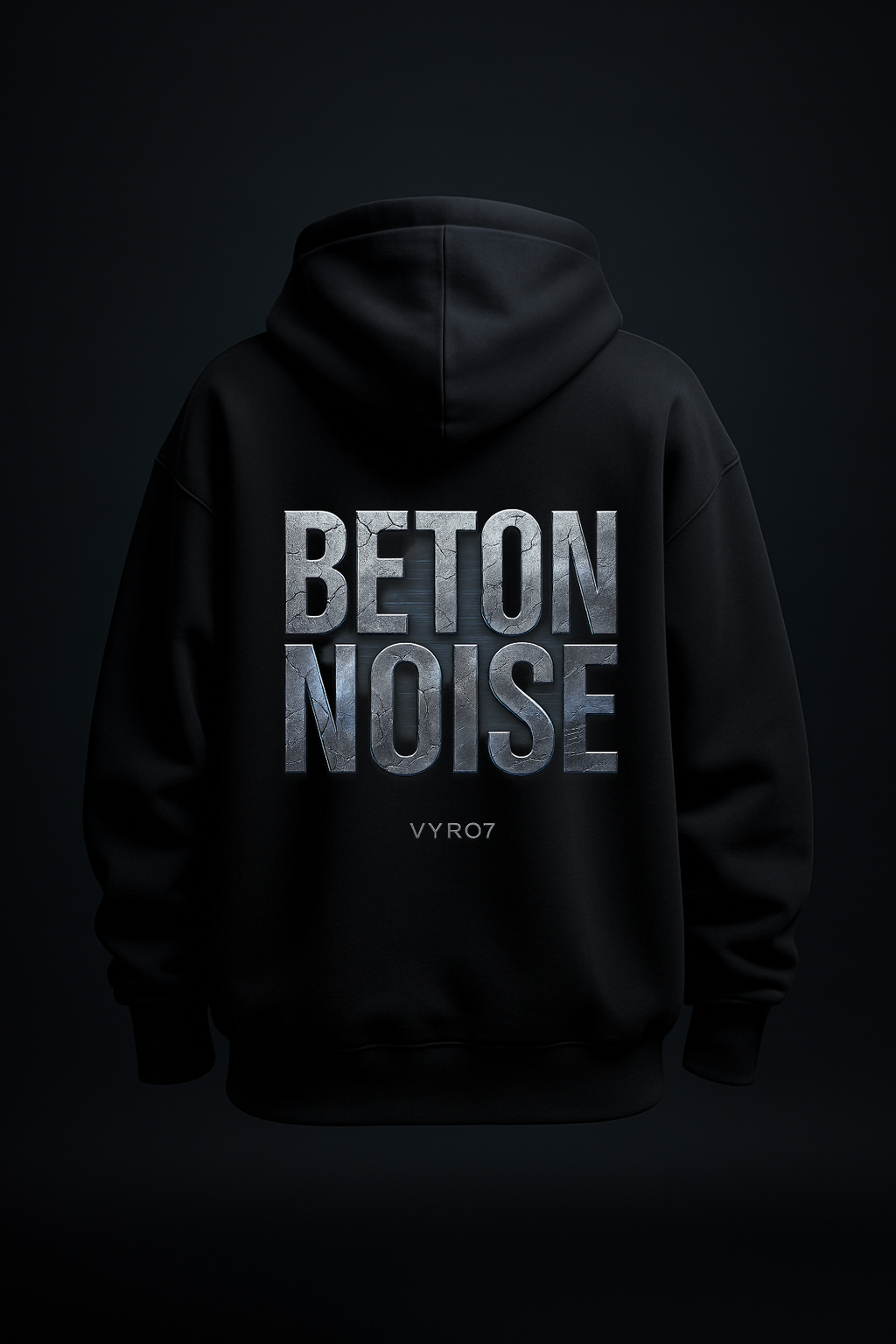 Beton Noise Oversized Hoodie