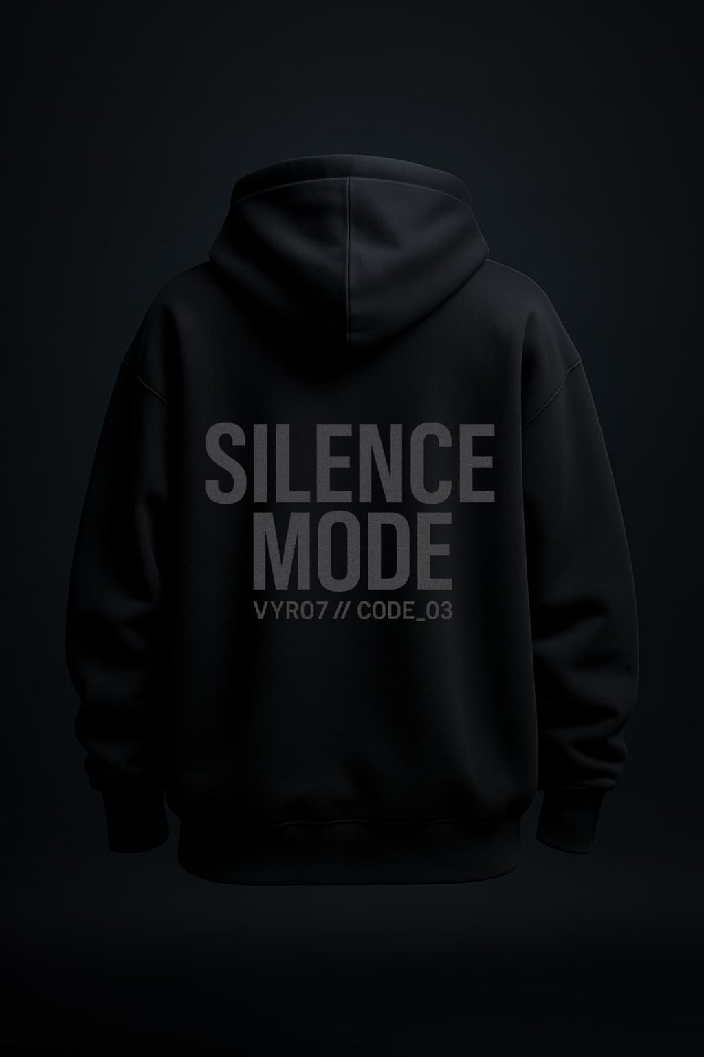 SILENCE MODE Oversized Hoodie