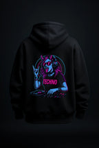 Techno Devil DJ Oversized Hoodie