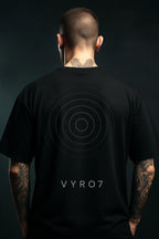 Glühende Kreise Oversized Shirt