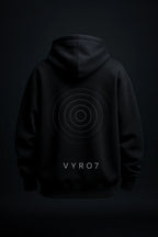 Glühende Kreise Oversized Hoodie